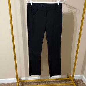 Express Women's Classic Black Straight Leg Pants